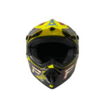 Παιδικό κράνος mini moto - moto cross για dirt bike κίτρινο