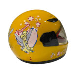 Παιδικό κράνος για μικρό παιδί για μοτοσυκλέτα γουρούνα atv mini moto κίτρινο