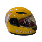 Παιδικό κράνος για μικρό παιδί για μοτοσυκλέτα γουρούνα atv mini moto κίτρινο